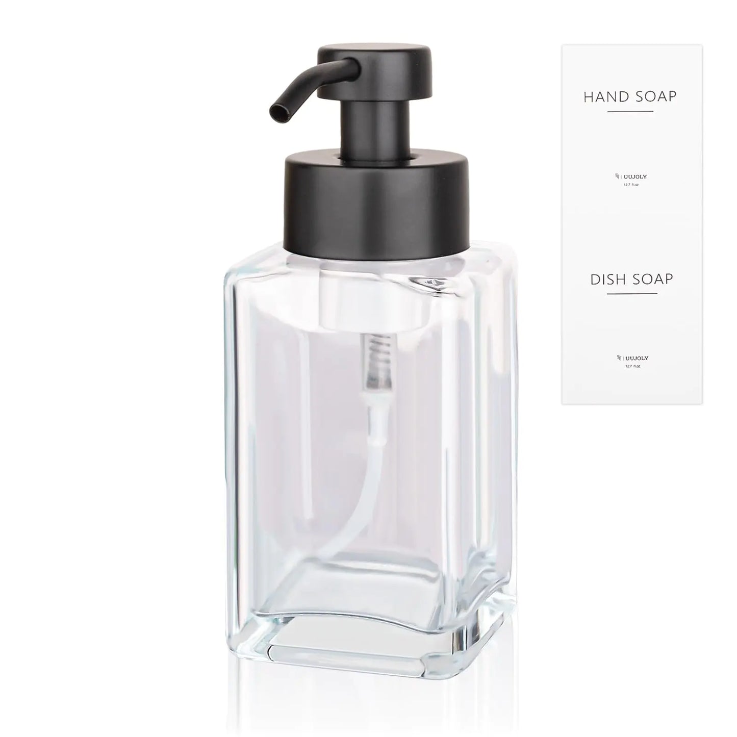 Chic 12oz Glass Foaming Soap Dispenser