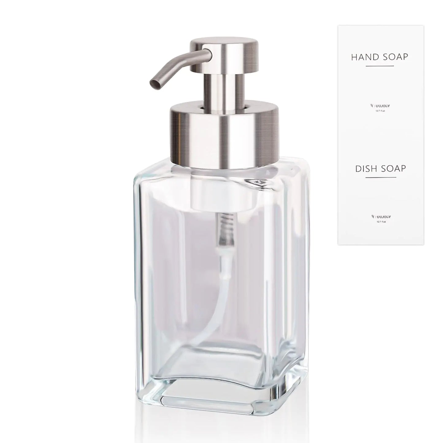 Chic 12oz Glass Foaming Soap Dispenser